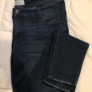 Skinny dark rinse jeans